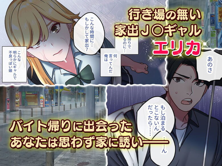 家出ギャルに生中出ししまくって、性処理同棲始めました 1枚目