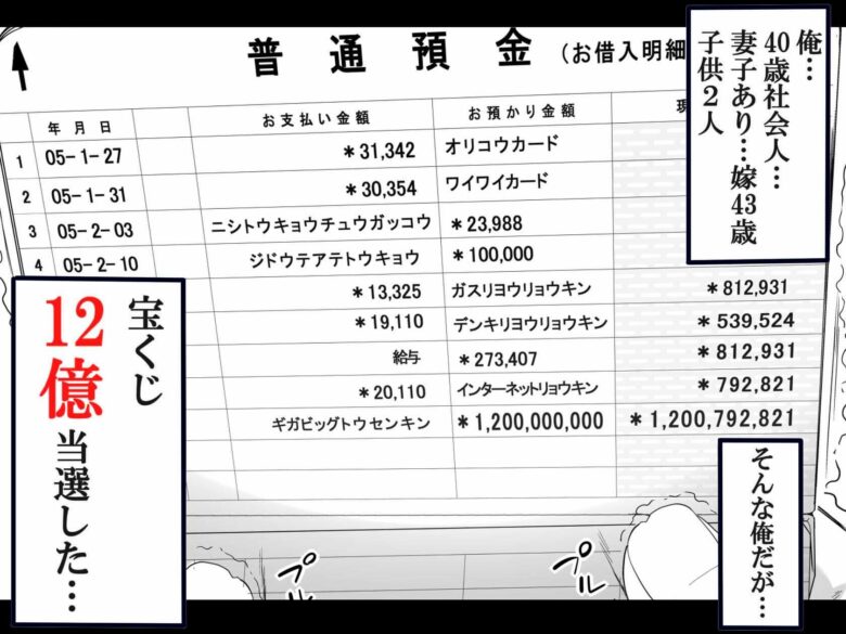 宝くじ12億当選!〜エロに全投資して、ハーレム御殿建設!! 1枚目