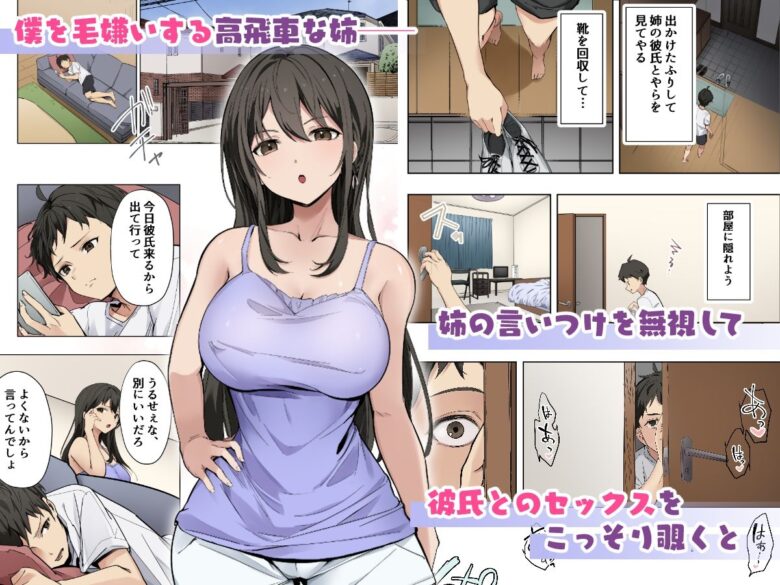 姉が彼氏とセックスしているのを目撃して以来、勃起が止まらずハメまくっちゃいました 1枚目